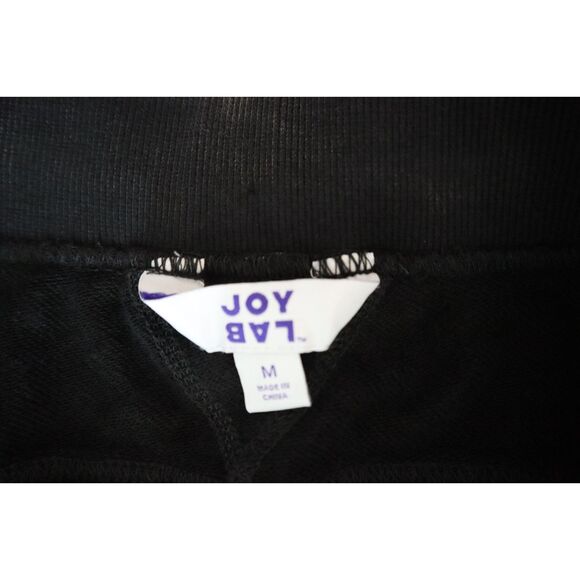 Joy Lab 603944 Women's Sz M Black Mid-Rise 3 3/4" French Terry Shorts - Picture 3 of 7